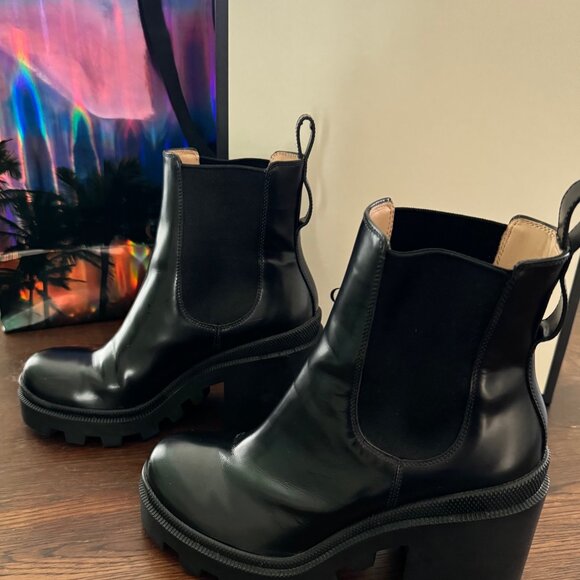 Gucci Kingsnake Trip Bootie Leather Ankle – Size 8 Women - Picture 11 of 15